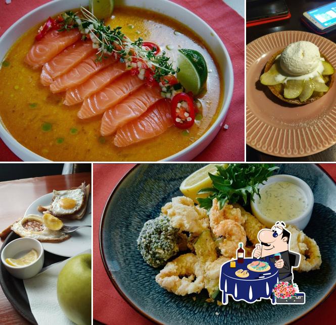 Сашими в "Кафе Терраса"