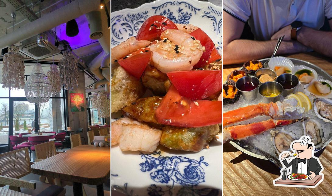 Еда в "Честная Рыба"