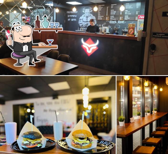 Интерьер "Black Beef"