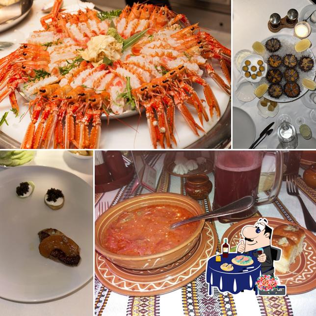 Сашими в "Ла Маре"