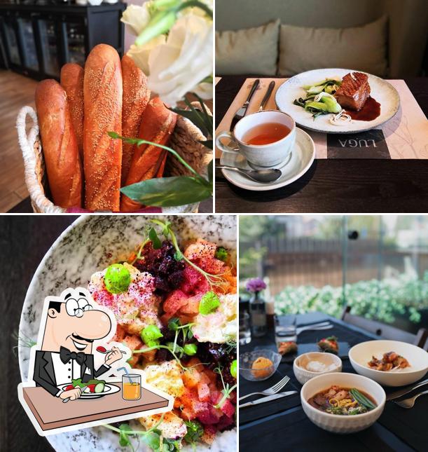 Еда в "Луге"