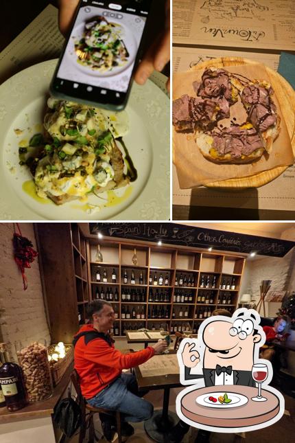 Взгляните на это изображение, где видны еда и барная стойка в Le Tour De Vin Взгляните на это изображение, где видны еда и барная стойка в Le Tour De Vin