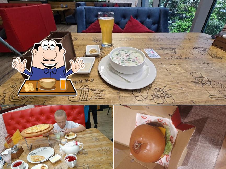 Клэм-чаудер в "ПиццаФабрика"