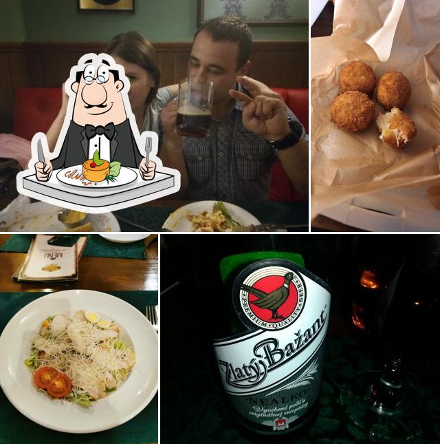 Еда в "Ирландском пабе Дублин"