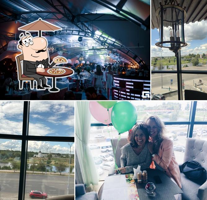 Наслаждайтесь пейзажем, который открывается из "Ресторана Penates"