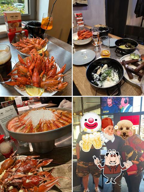 Еда в "Раковой на Петрогдрадке"