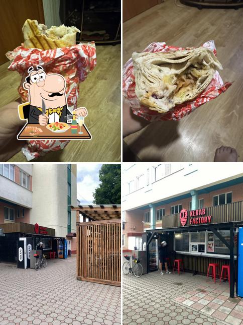 Еда и внешнее оформление - все это можно увидеть на этой фотографии из KEBAB FACTORY - шаурма в центре Лиды, доставка и самовывоз