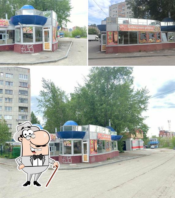 Внешнее оформление "Кавказский дворик"