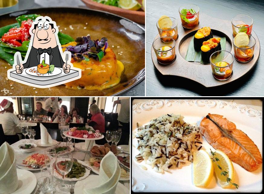 Блюда в "Рыбном базаре"