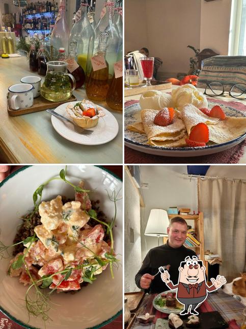 Еда в "Гнезде Пекаря"