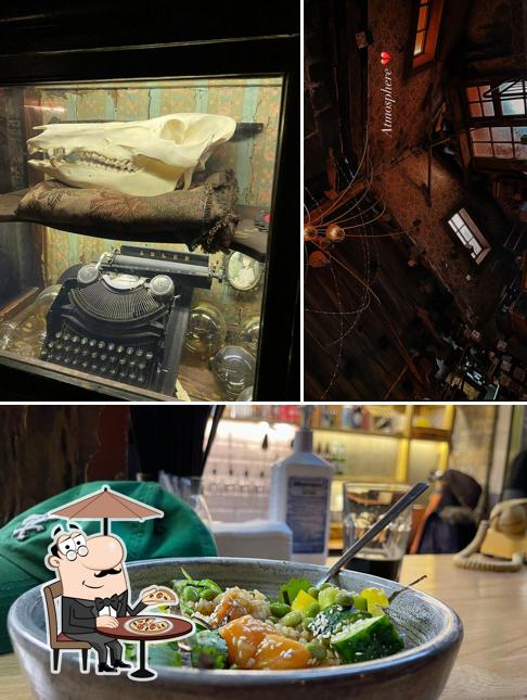 Фотография, на которой видны внешнее оформление и еда в Дом в Котором