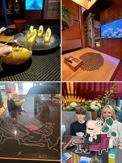 Посмотрите на внутренний интерьер "Токио"