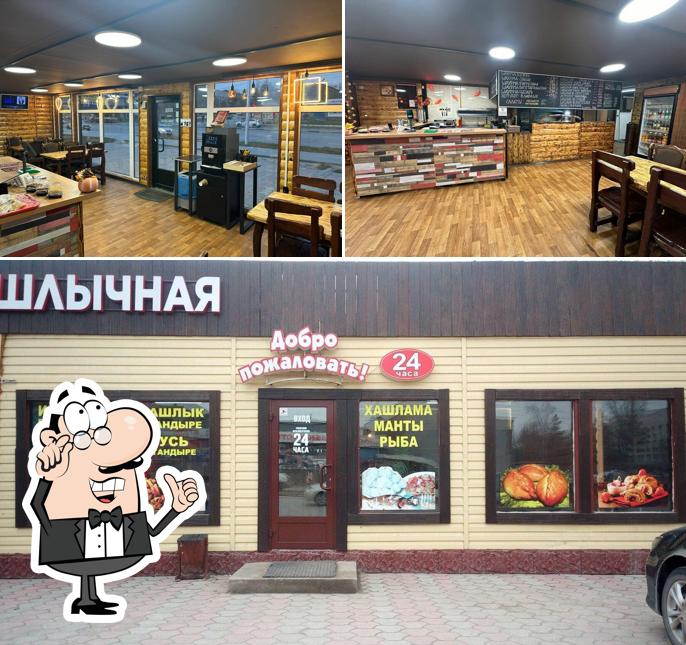 В Очаг есть внутреннее оформление, еда и многое другое