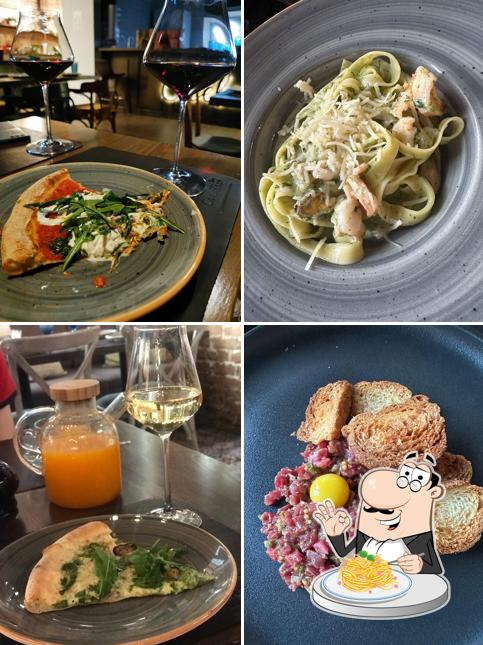 Паста карбонара в "Chelentano Bar"