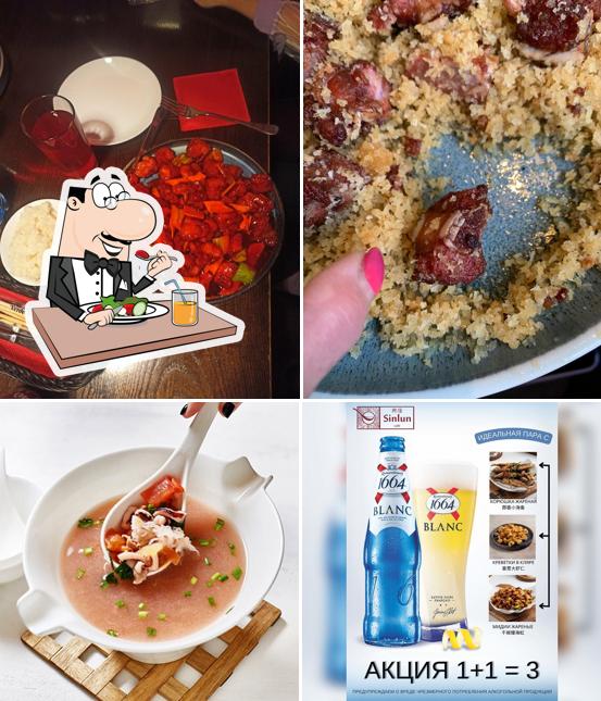 Блюда в "Синлуне Кафе"