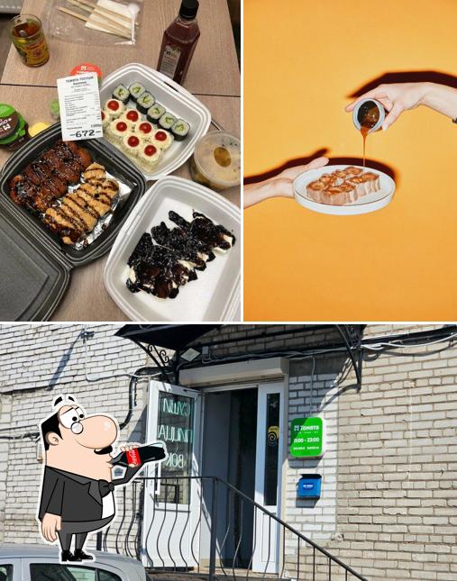 Напитки и внешнее оформление в Томята Тосуши