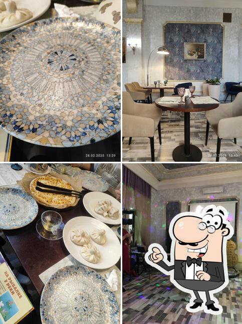 Посмотрите на внутренний интерьер "Колхи"