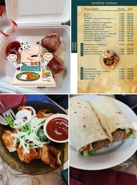 Блюда в "Хижине"