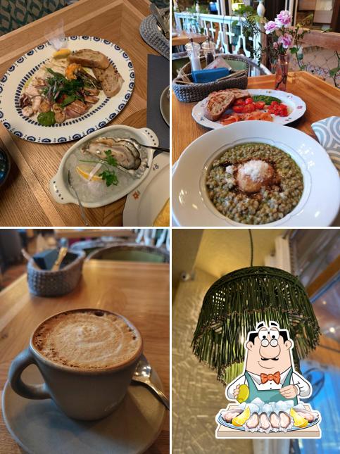 Устрицы в "Кафе Че дор"