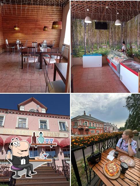 Посмотрите на внутренний интерьер "Волжского фермера"