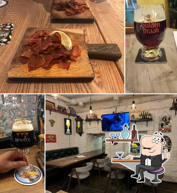 Посмотрите на внутренний интерьер "Брюгге"