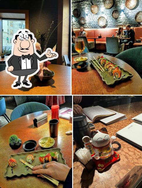 Посмотрите на внутренний интерьер "Кидо"