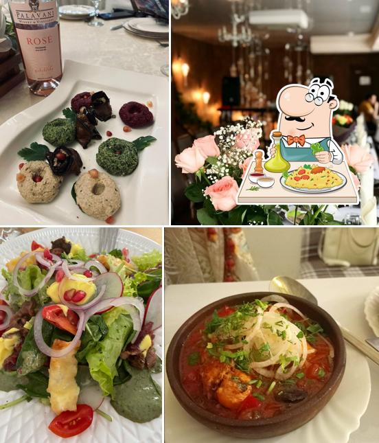 Еда в "Луанже Кафе Тифлисе"