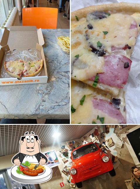 В Пицца-Ник есть еда, внутреннее оформление и многое другое