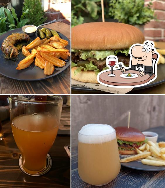 Еда в "Норе бар крафтового пива"