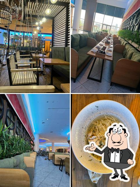 Посмотрите на внутренний интерьер "Хруста"