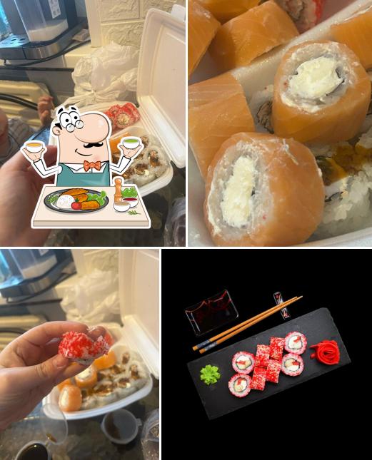 Четыре лосося