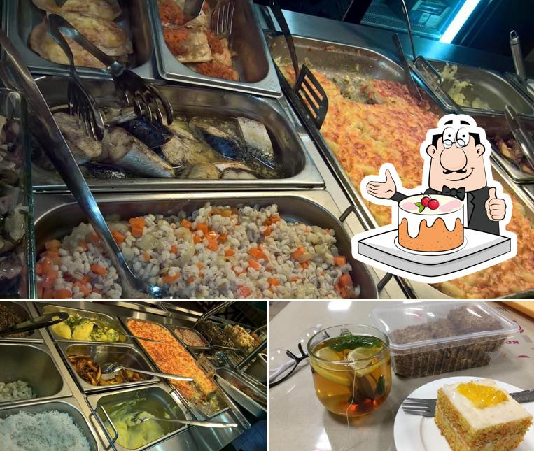 Морковный торт в "Домашней Столовой"