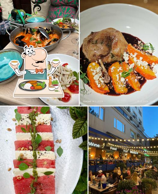 Еда в "Bigati Bar"