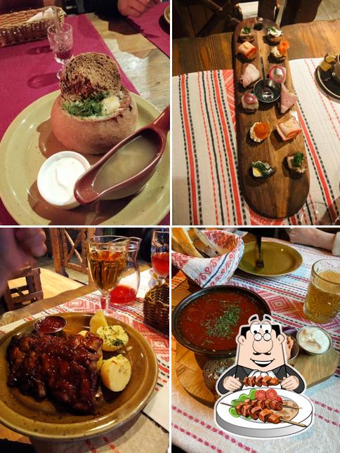 Еда в "Трактире Хлебникове"