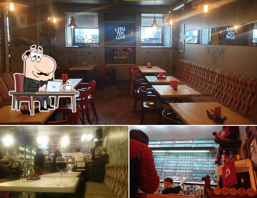 Посмотрите на внутренний интерьер "Эрика Рыжего НН гастропаб"