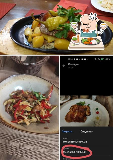 Еда в "Медведе"