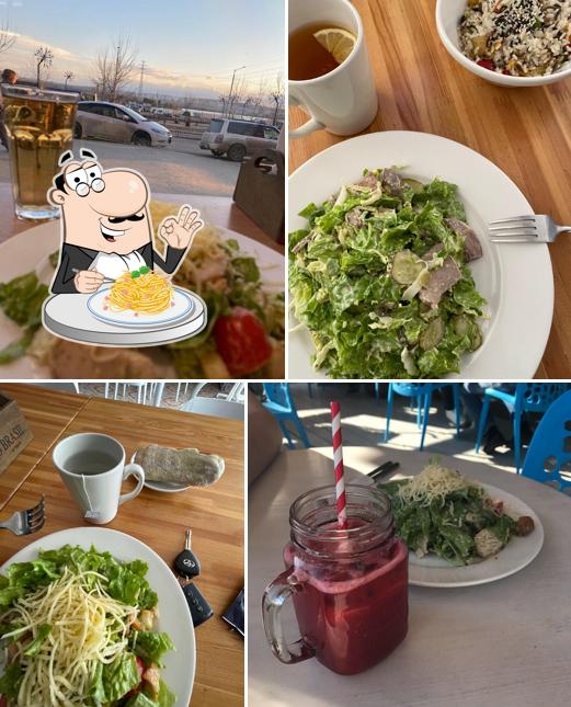 Паста карбонара в "Бузе"