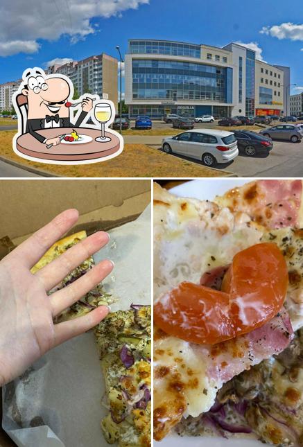 Еда и внешнее оформление в Пицца Лисицца