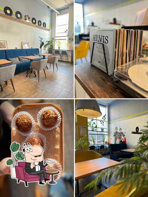 Интерьер "Кафе "Винил""