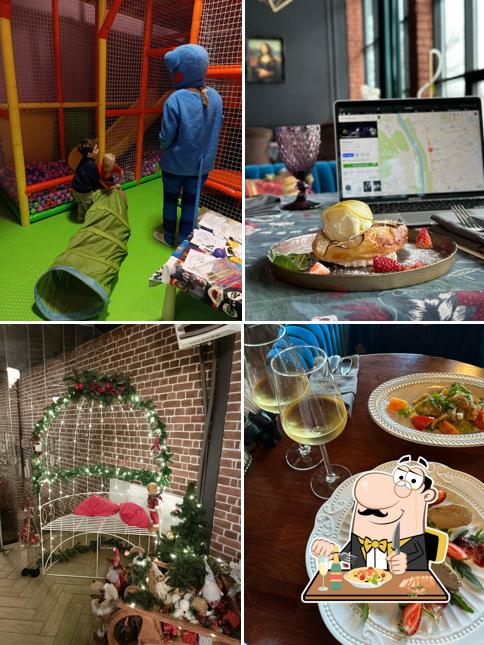 Еда в "Mansard restaurant and hall"