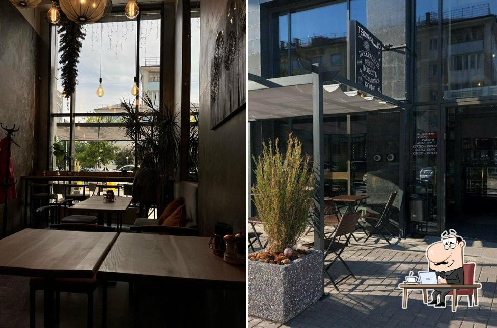 Посмотрите на внутренний интерьер "Терраццо"