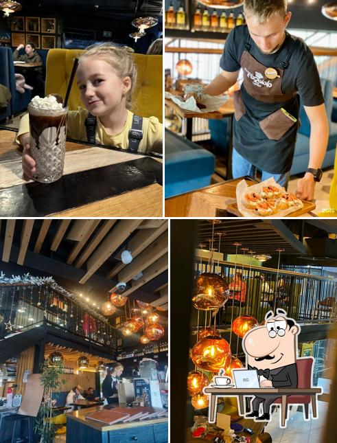 Посмотрите на внутренний интерьер "Pizzaiolo"