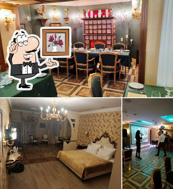 Посмотрите на внутренний интерьер "Ресторана "Александровского""