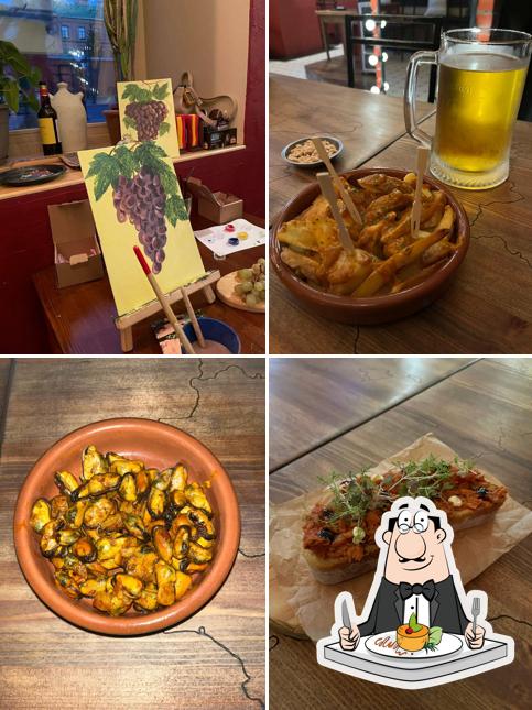 Еда в "El Tinto"