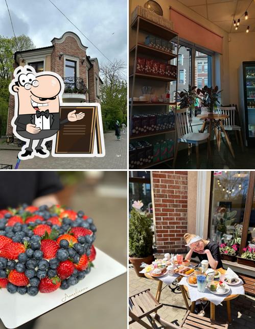 Посмотрите на этот снимок, где видны внешнее оформление и внутреннее оформление в Амалиенау бейкери