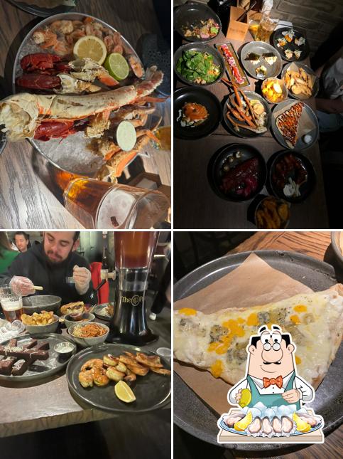 Устрицы в "The Pivo"