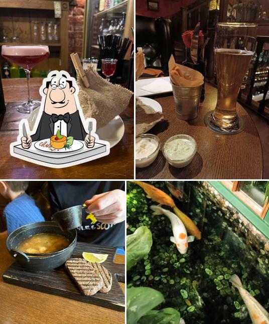 Еда в "Пивном ресторане Blackwood"