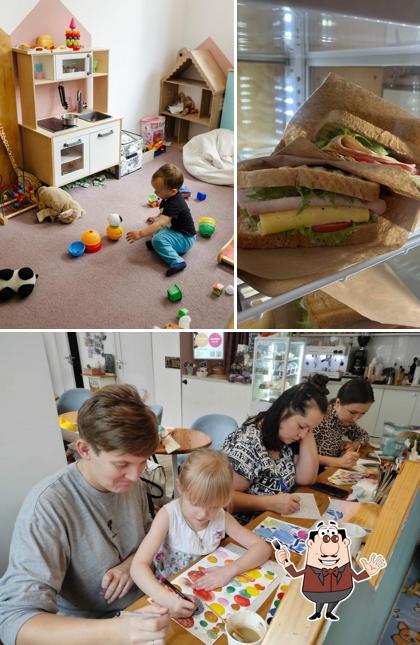 Еда и внутреннее оформление - все это можно увидеть на этом снимке из Будду Кофе