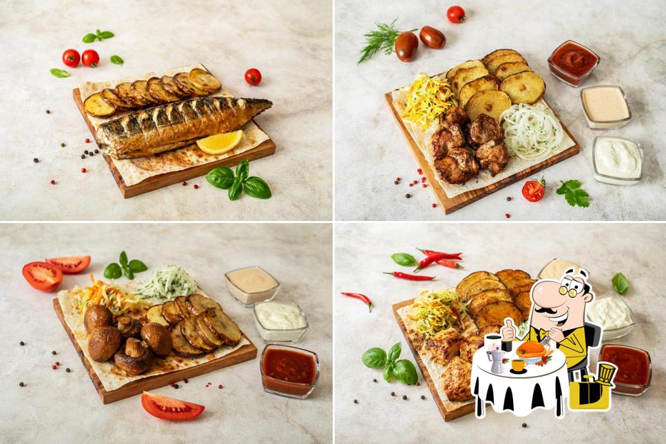 Еда в "Шампурико"