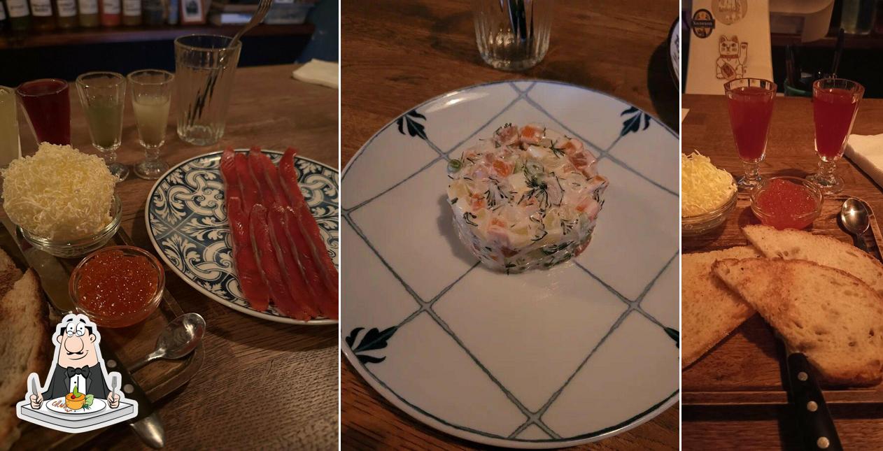 Блюда в "Икра и Водки"